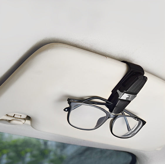 Étui à lunettes de voiture universel, porte-lunettes, porte-billet