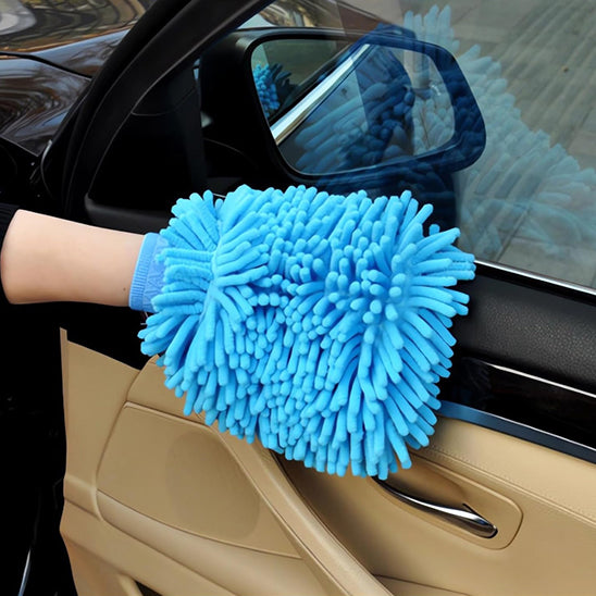 Gants de lavage de voiture chiffons épaissis