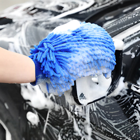 Gants de lavage de voiture chiffons épaissis